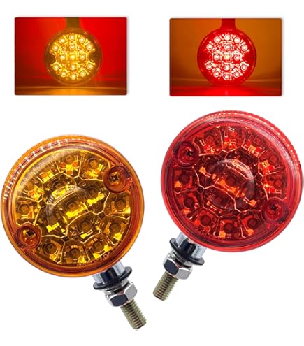 Amazon.com: Peterson Manufacturing 313-2RA Red/Amber Double